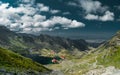 Panorama from 2000 meters altitude where you can see BÃÂ¢lea Lac, BÃÂ¢lea Lac chalet and TransfÃÆgÃÆrÃÆÃâ¢an road. Picture taken on